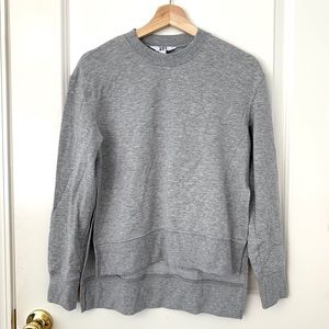 Joy Lab Heather Gray High Low Crewneck Sweatshirt